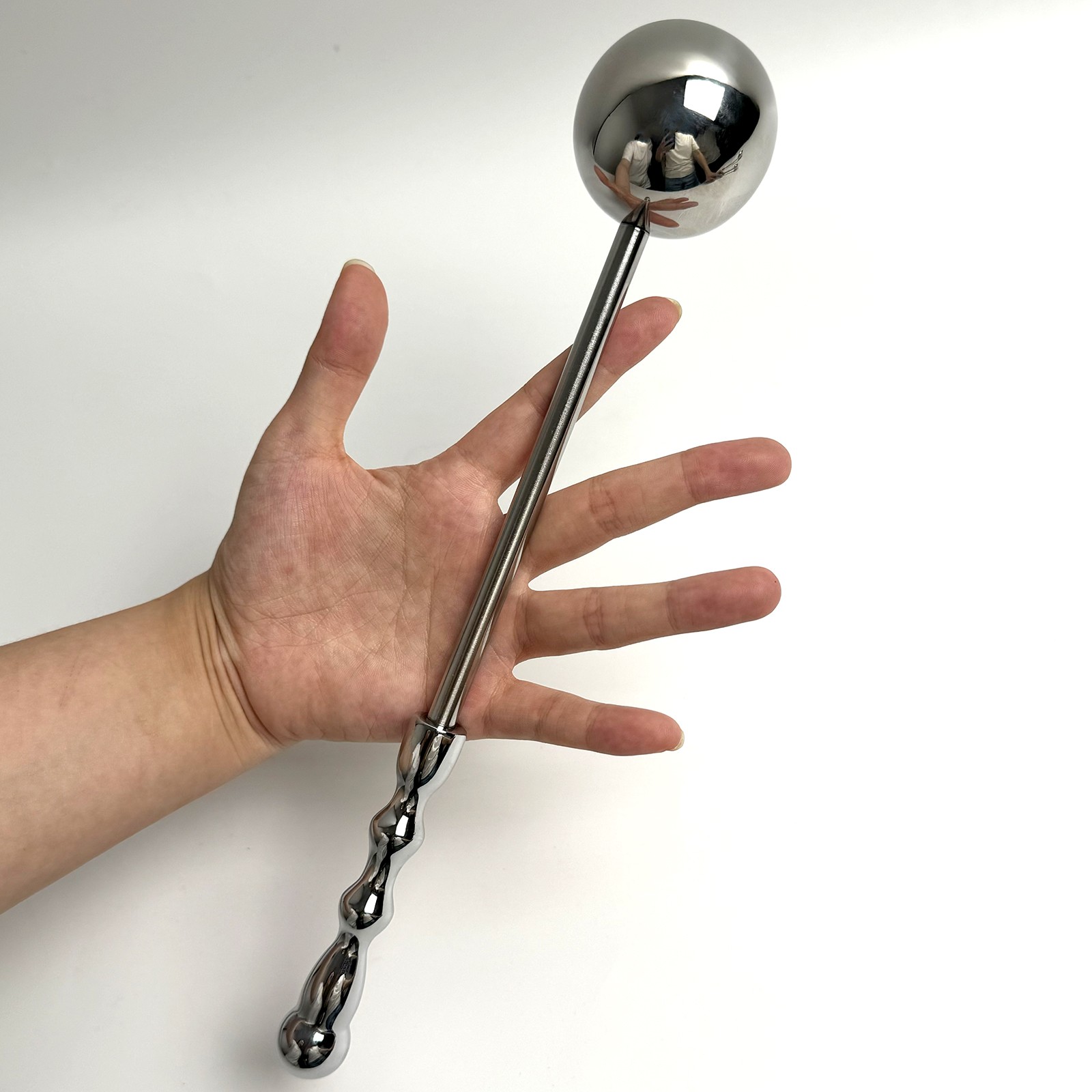 Round head Metal Multi-bead Handle Ball Handle 3 Sizes Available for Wellness