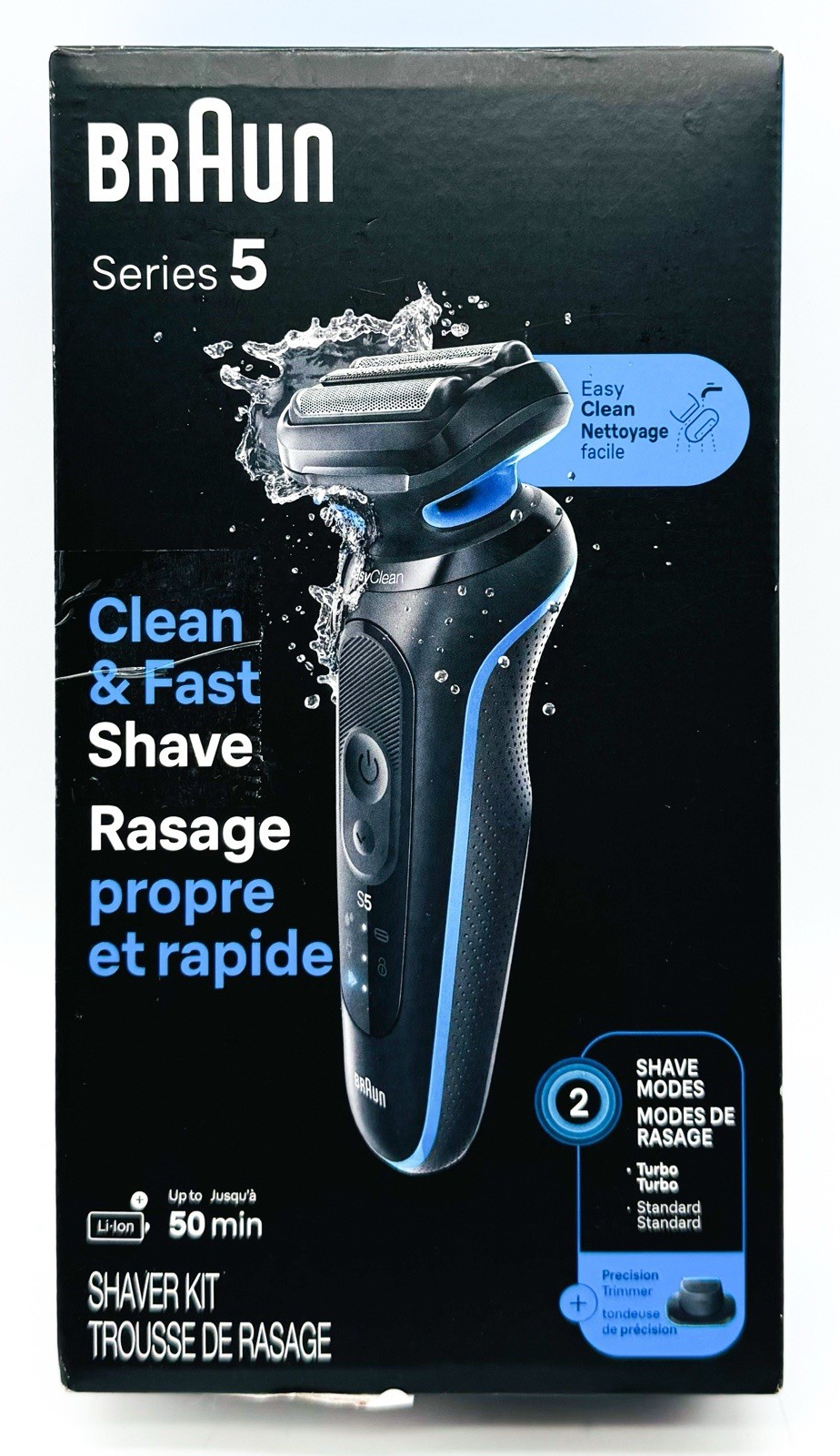 Braun Series 5 Clean & Fast Shave Shaver Kit Model: 5118S – Read Description