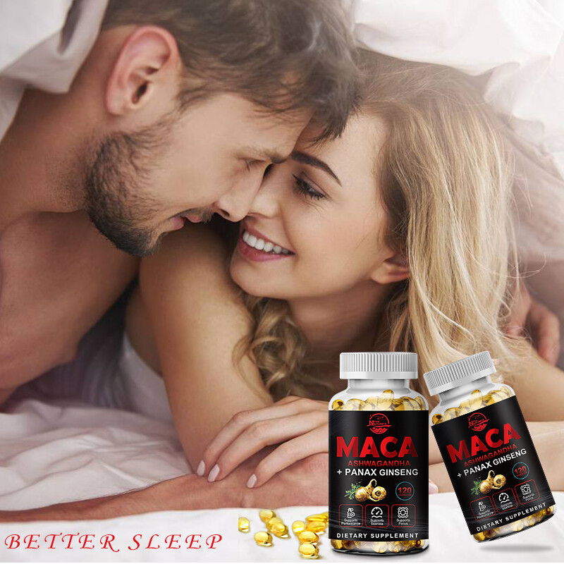 Organic Maca Root 240 Capsules 10000mg, Peruvian Maca Extract for Men & Women