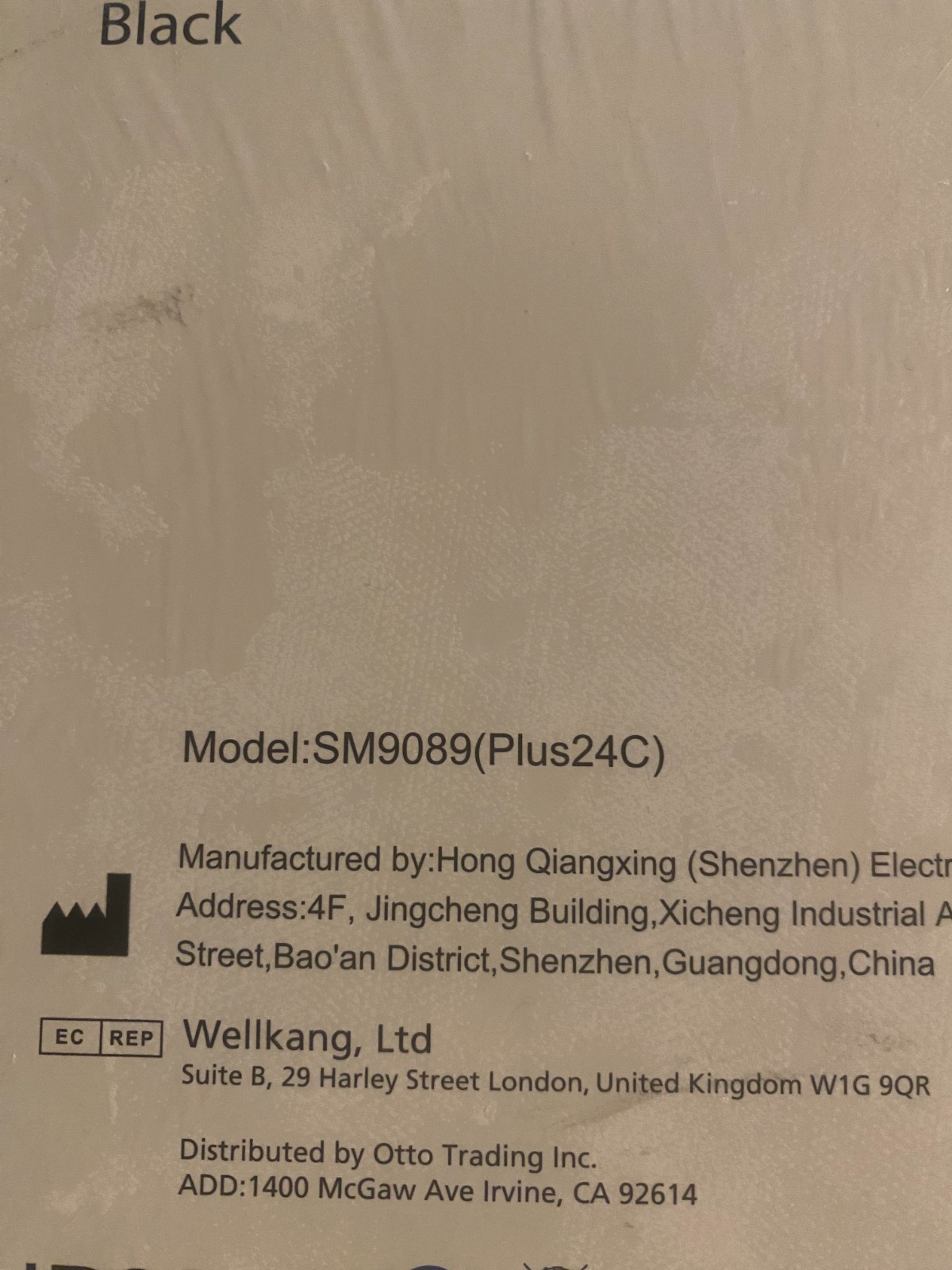 Techcare plus24C Massager Model:SM9089(Plus24C)