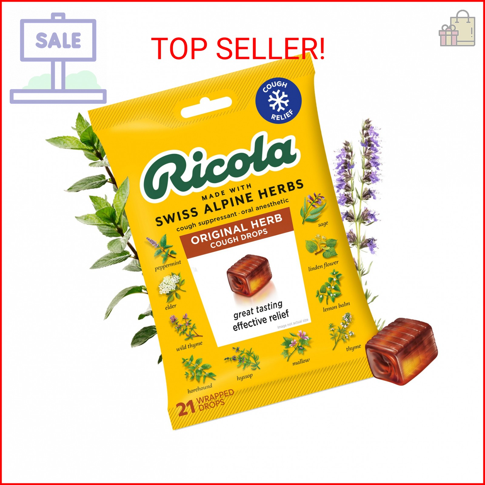 Ricola Original Herb Cough Drops with Menthol – Cough and Sore Throat Relief – 2