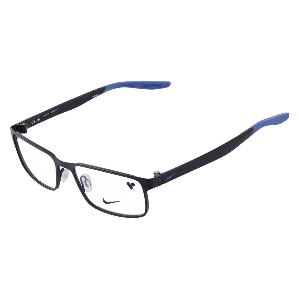 Nike Demo Rectangular Men’s Eyeglasses NIKE 8131 N 008 55 NIKE 8131 N 008 55
