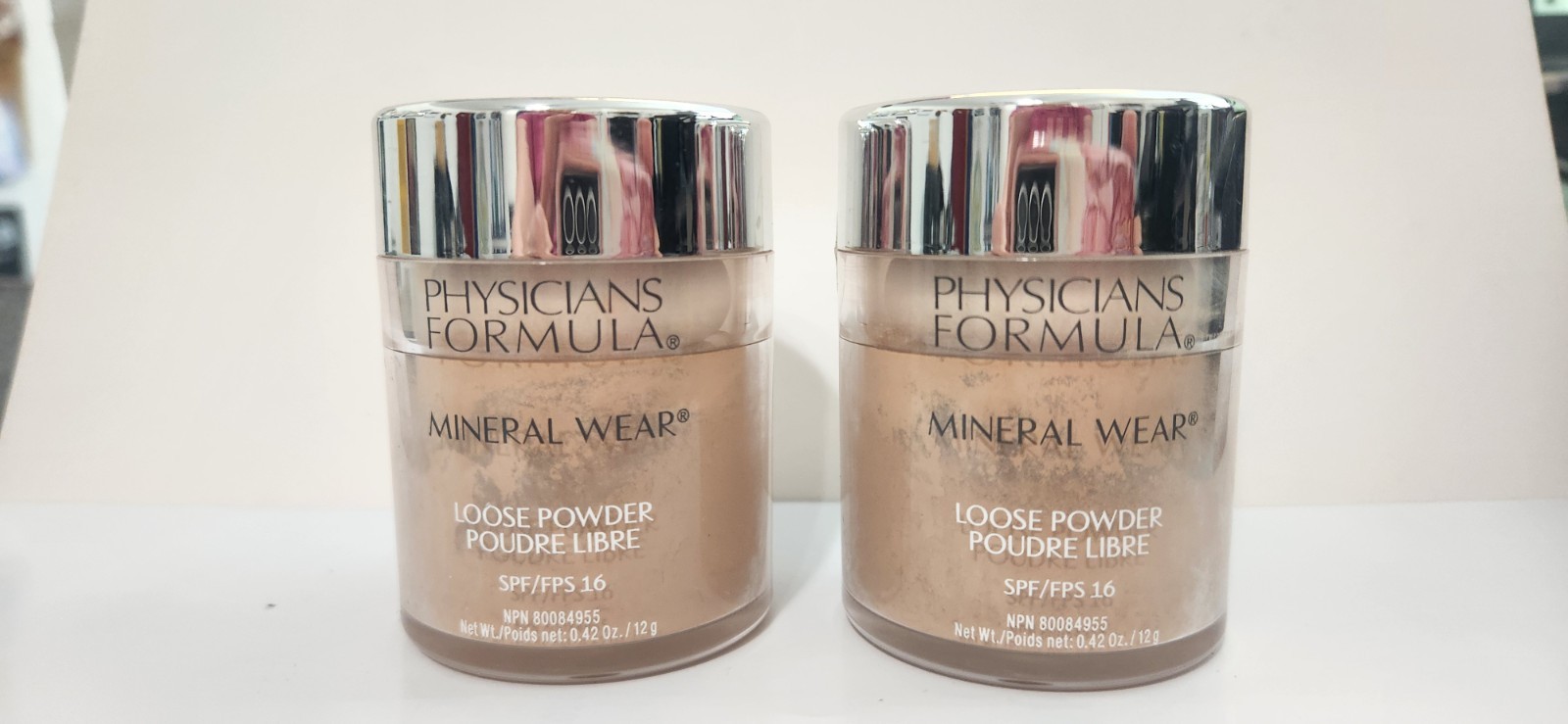 Physicians Formula Mineral Wear Loose Powder SPF 16 Medium Beige Lot of 2
