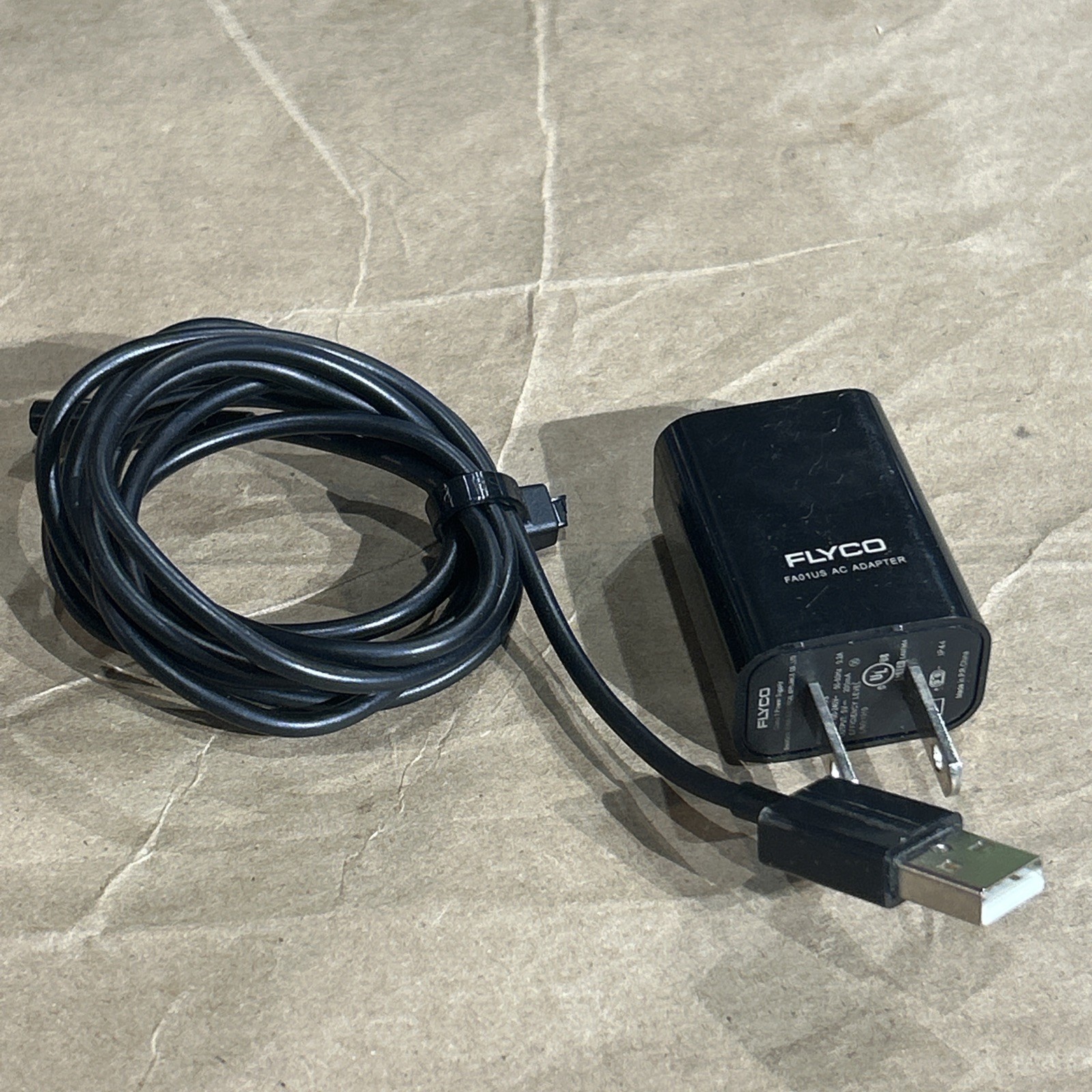 Original AC Adapter FLYCO Model FA01US 5V 200mA Power Supply 2Pin
