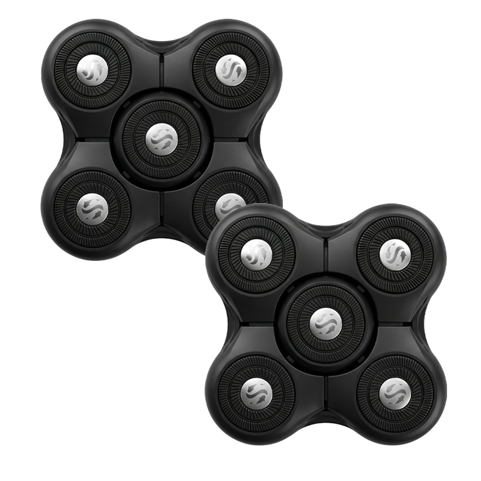 2PACK Replacement Heads Compatible with Groomi BaldiePro Head Shaver