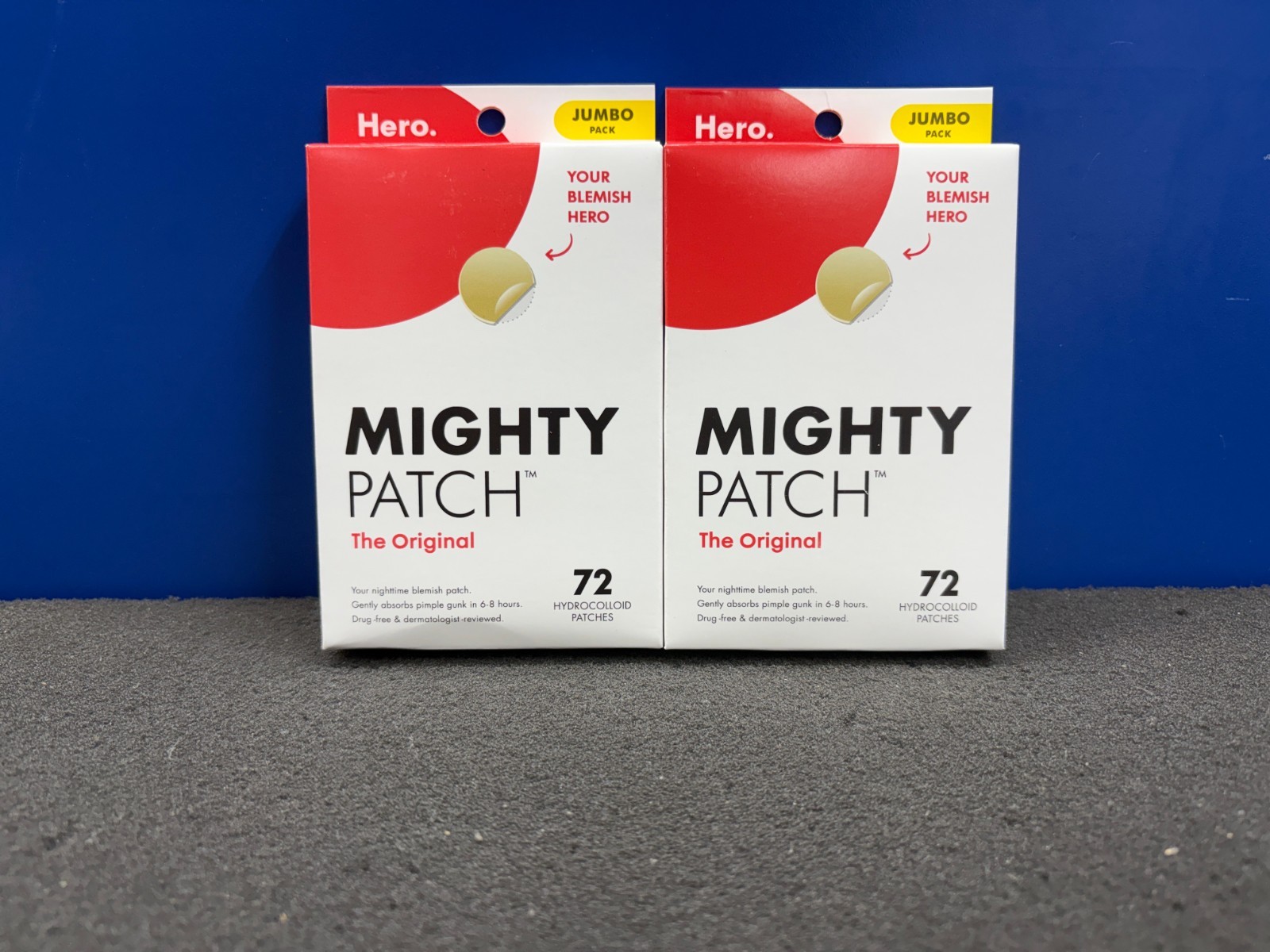 New 2x Hero Mighty Patch The Original – Hydrocolloid Acne Patches (144 Count)