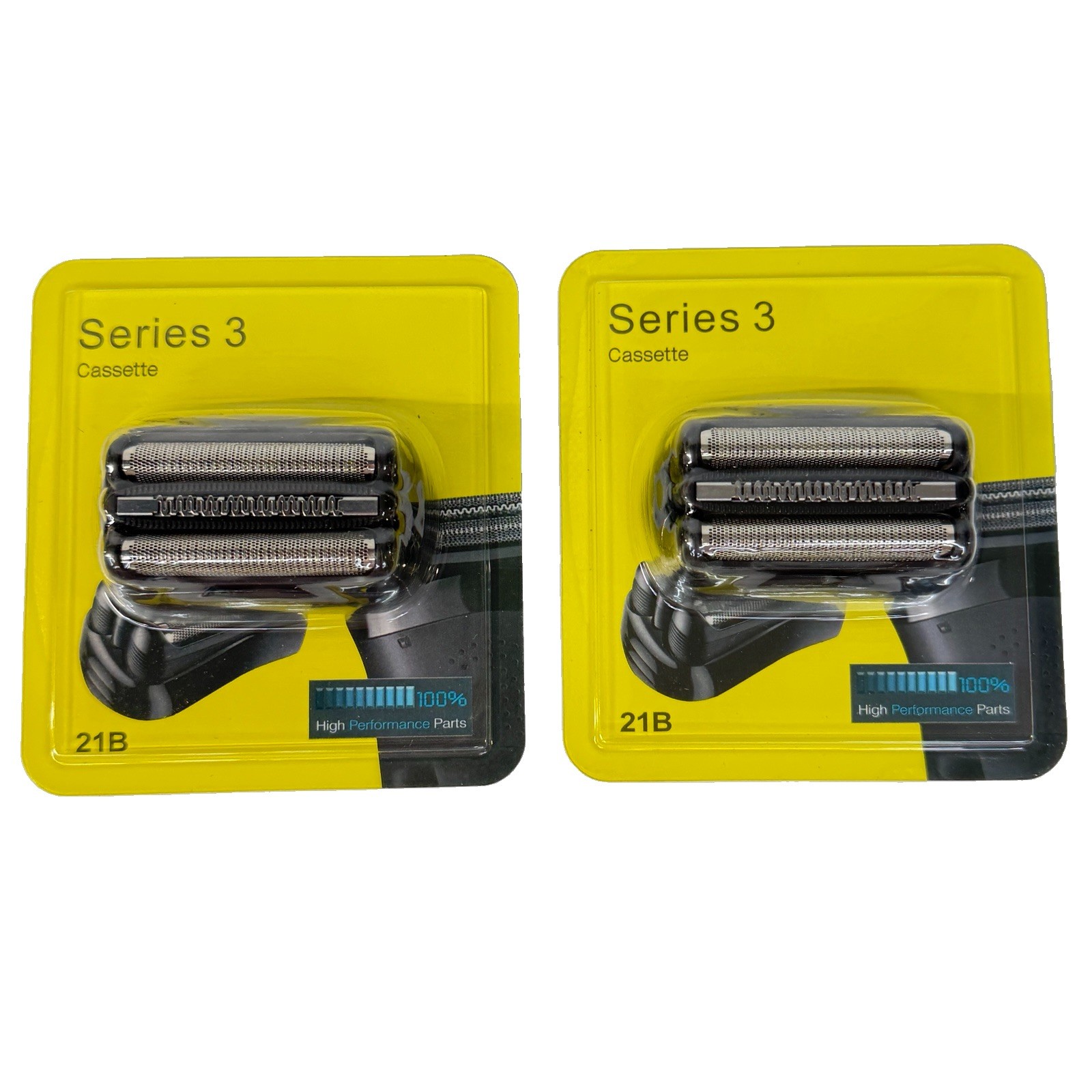 2X Series 3 21B Replacement Shaver Head Braun, Foil & Cutter Razor Replacement