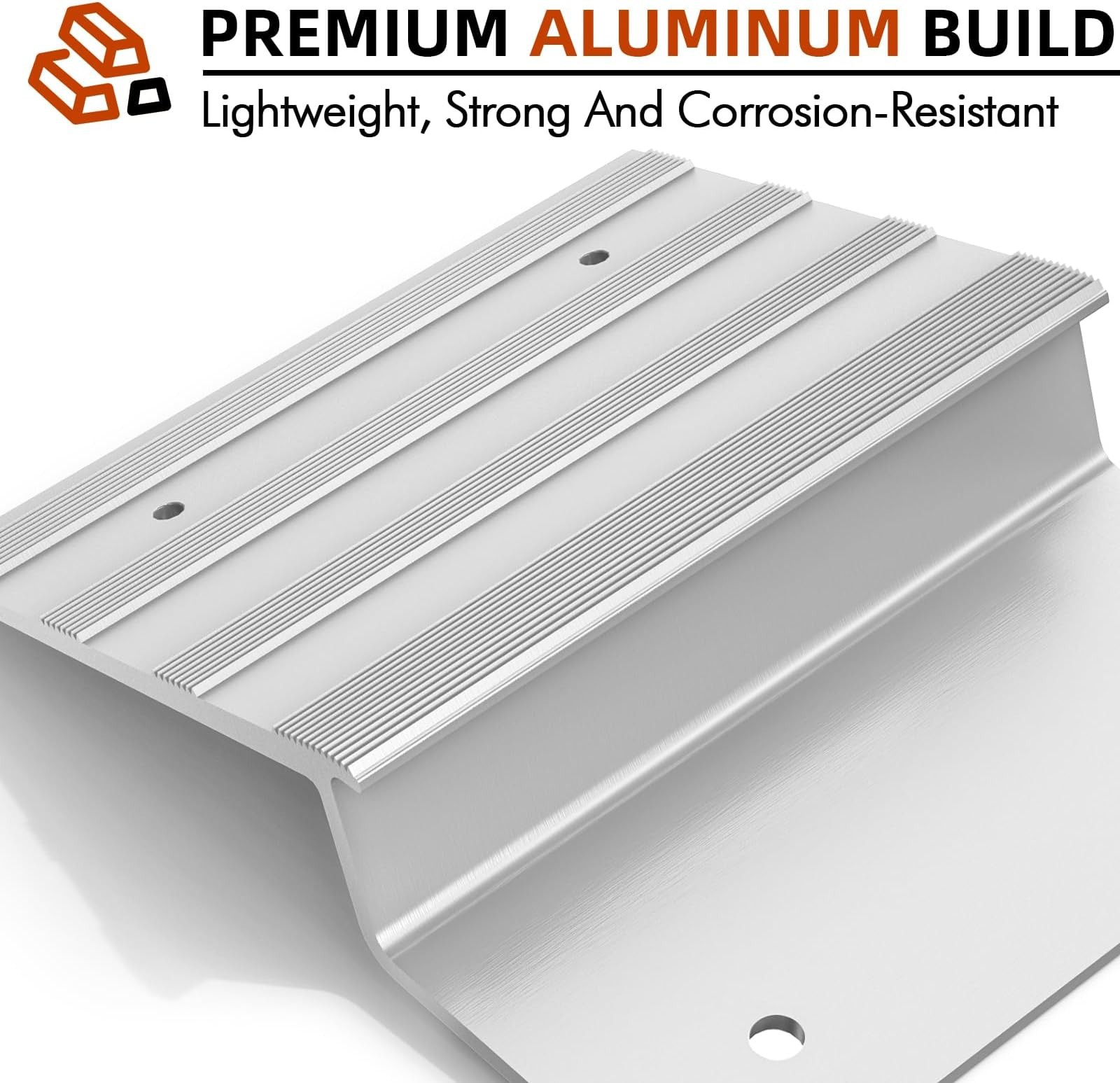 Salcod Aluminum Ramp Top Kit for 2″ x 8″ Boards, 700 lb per Ramp | Loading Ra…