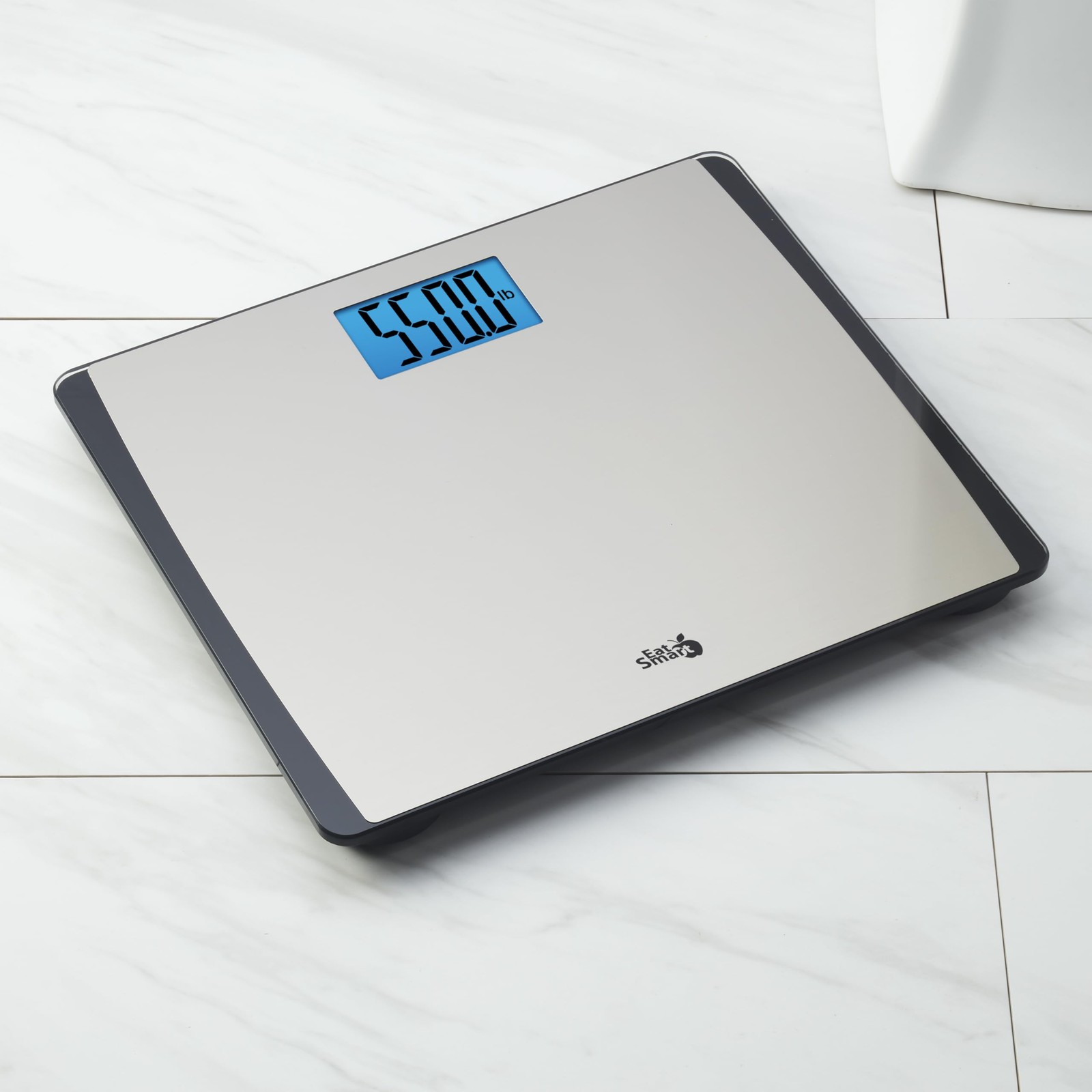 Eat Smart Precision 550 lb Extra-Wide Stainless Steel Digital Bathroom Scale