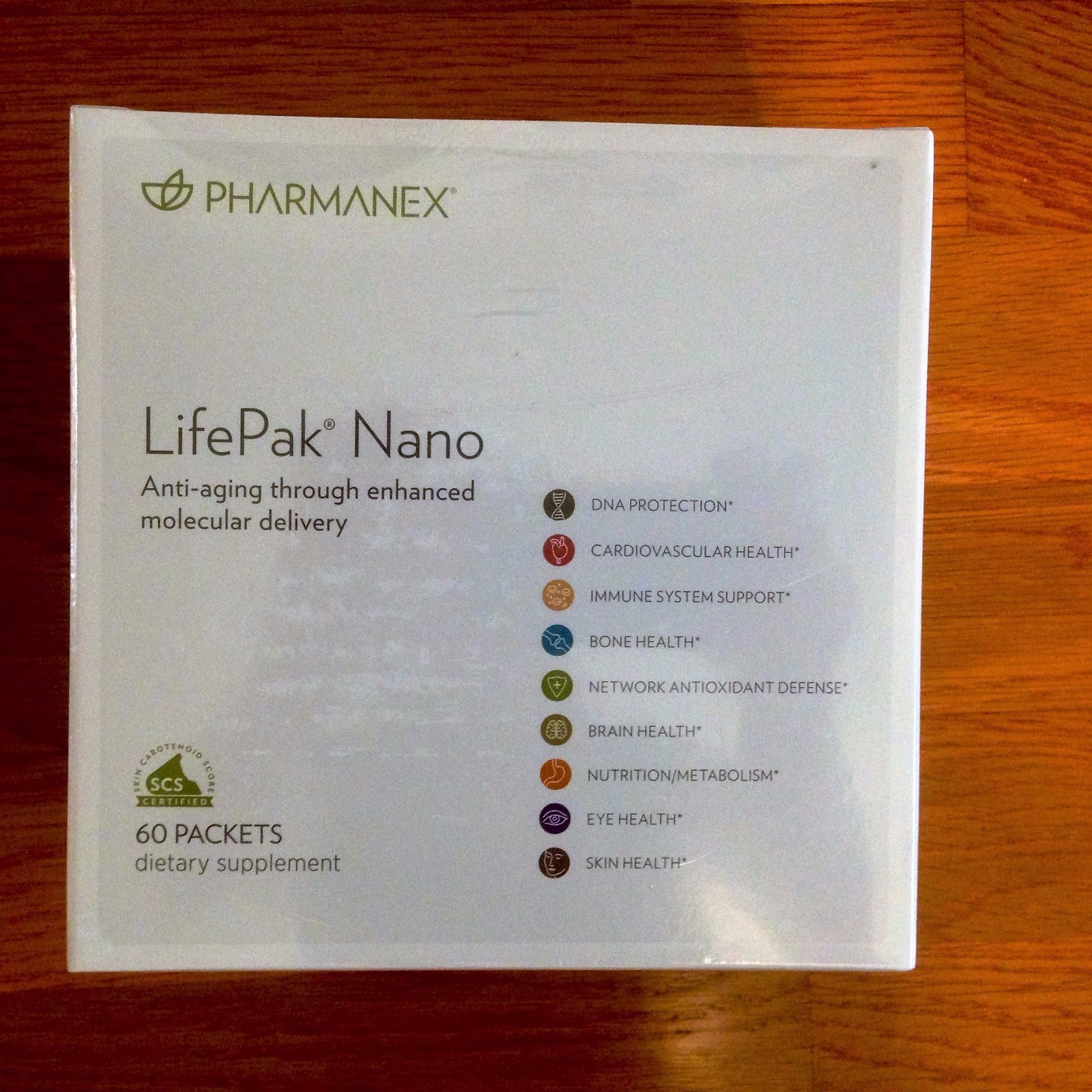 Nu Skin Pharmanex Lifepak Nano, 60 packets Exp 02/2025 New Sealed