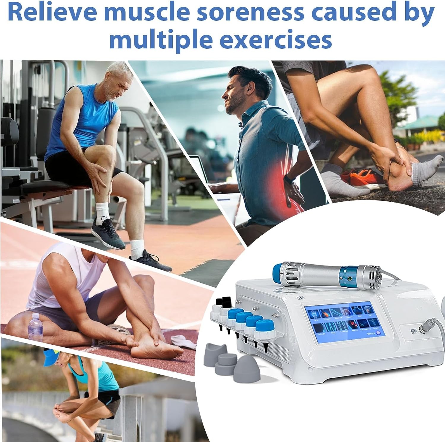 2026 Shockwave Therapy Machine Body Massage For Muscle Pain Removal ED Treatment