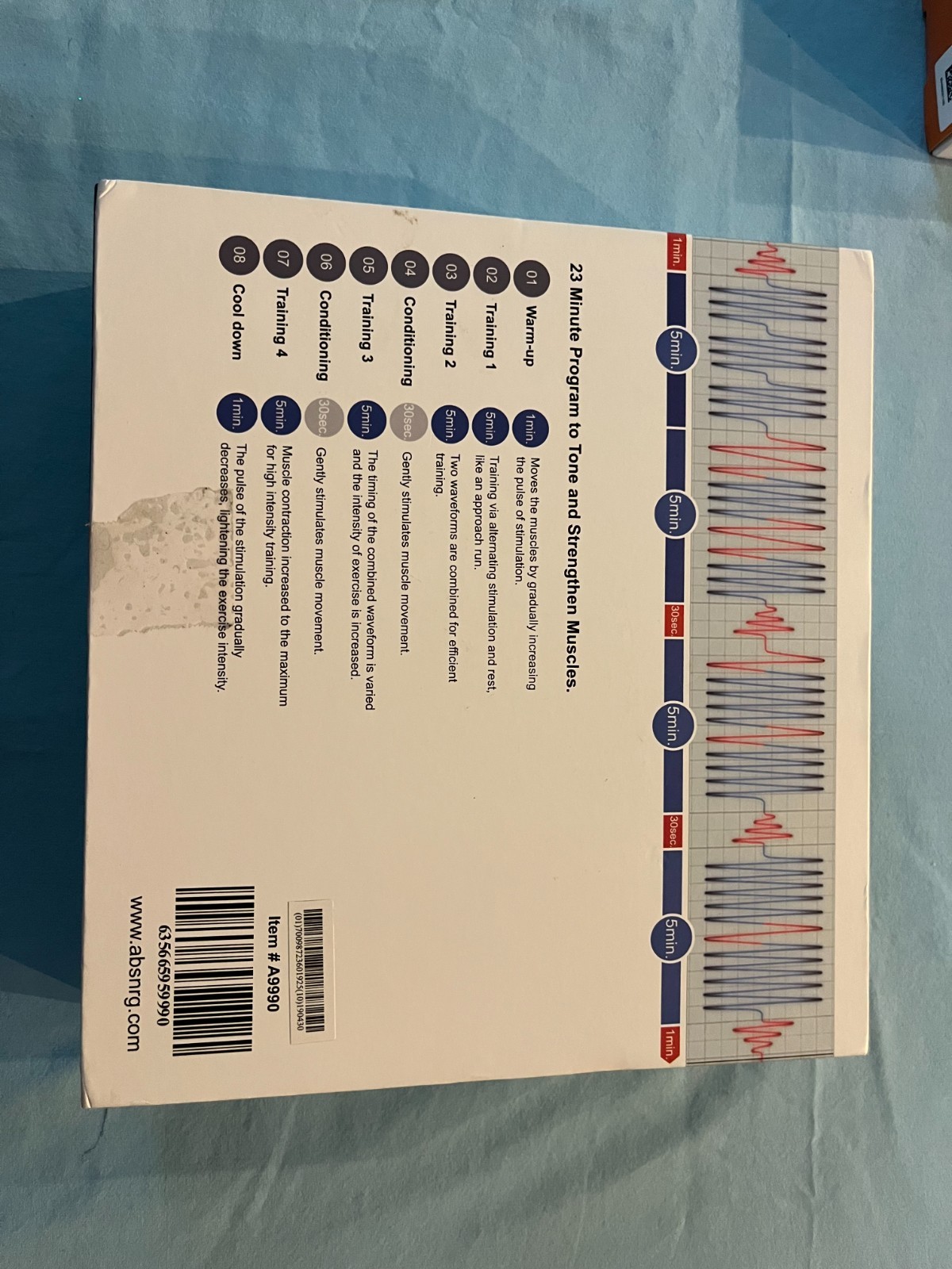 Palm NRG Abs Creative Technology 23 Minute Abs Training Program Open Box