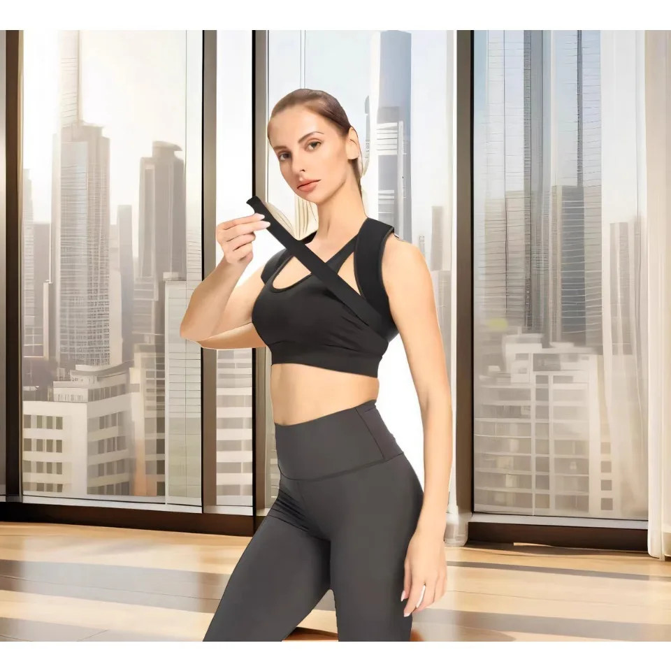 Posture Corrector Back Brace Adjustable Clavicle Support Belt Men Women Spine