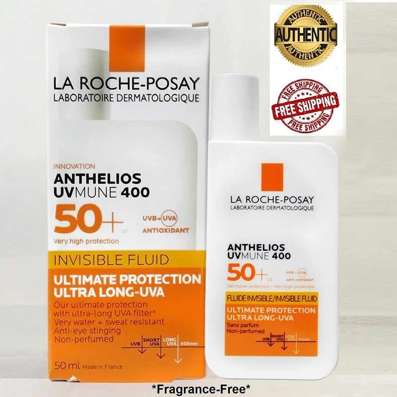 ‘La Roche-Posay’ ANTHELIOS UVmune 400 Invisible Non-Perfumed Fluid SPF50+ 50ml