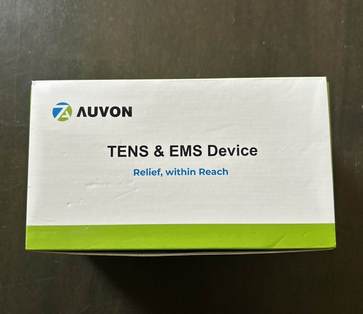 AUVON Dual Channel TENS Unit Muscle Stimulator Machine. OPEN BOX