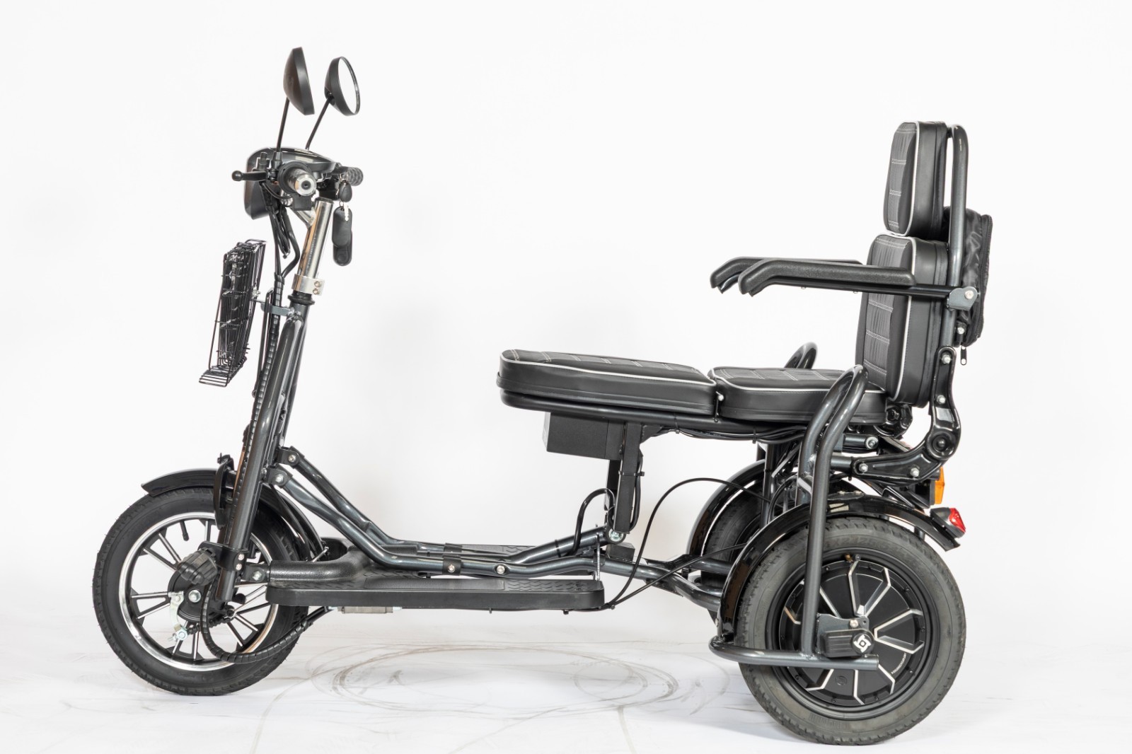 Gray Tressel FOLD2- Two Seater Foldable Electric Scooter