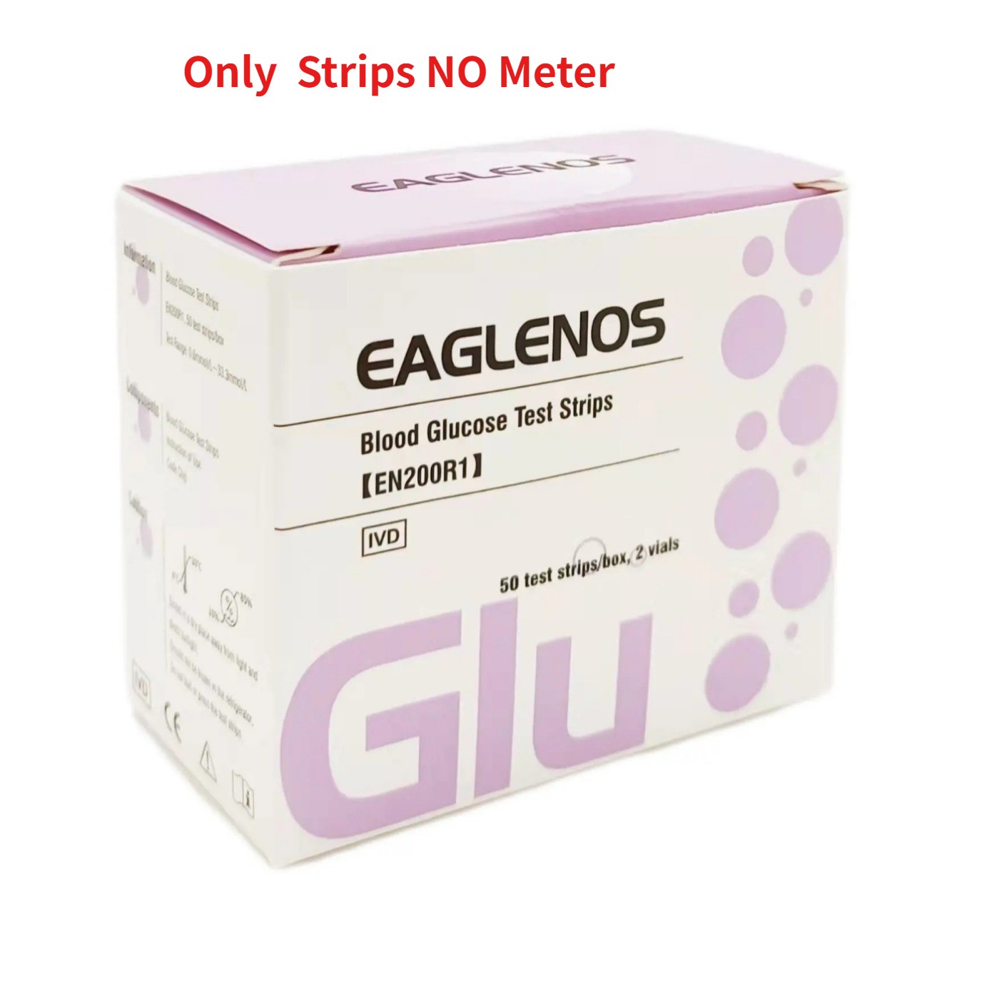 3-in-1 Creatinine Test Strips – Uric Acid/Blood Glucose Monitor Kit 25pcs
