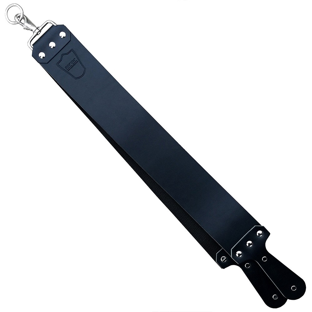 Parker’s Handmade 3″ x 27″ Black Latigo Leather Straight Razor Strop Made in USA