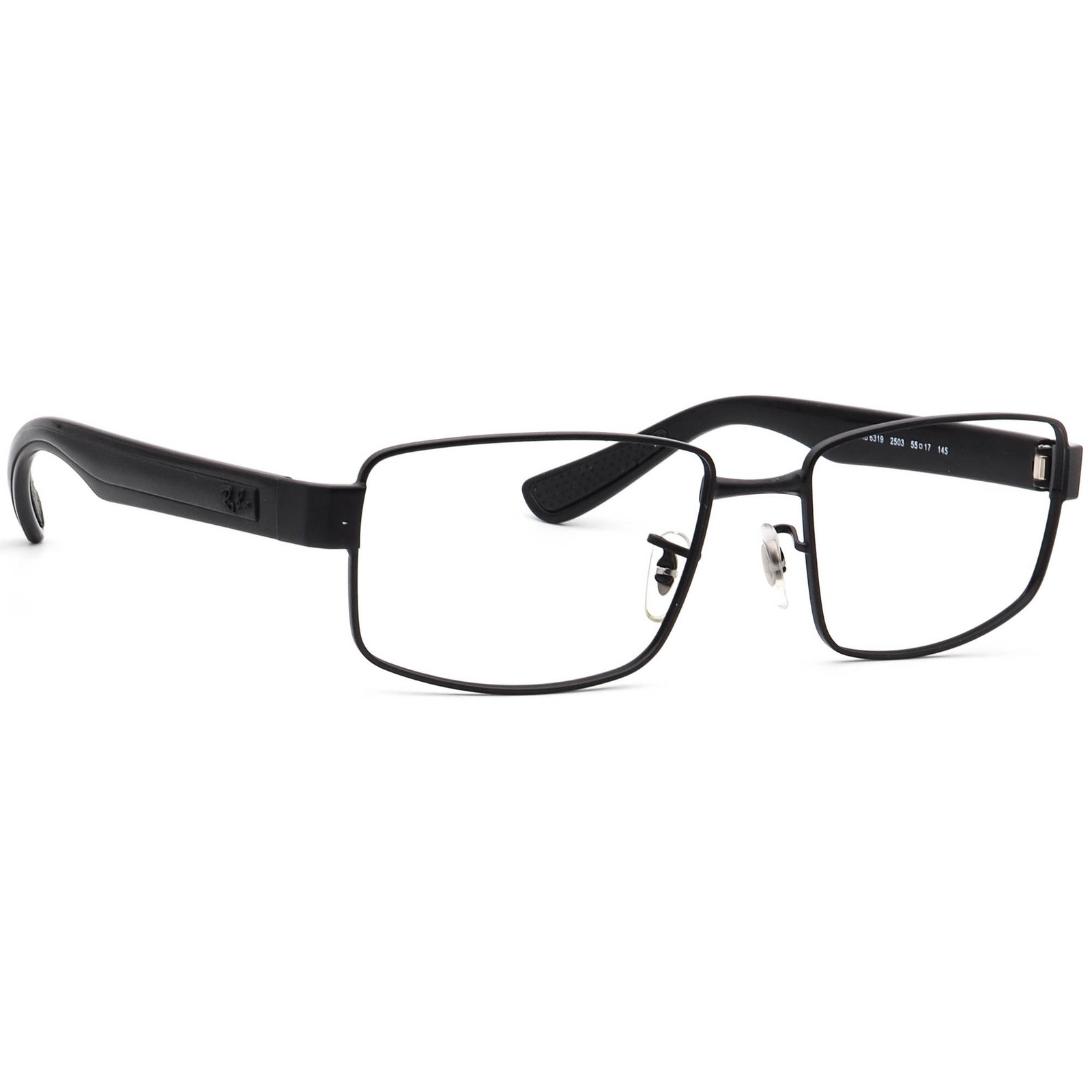 Ray-Ban Eyeglasses RB 6319 2503 Matte Black Square Frame 55[]17 145