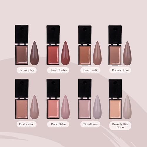 KULR Solid Cream Gel Nail Polish Collection – 8 Highly Pigmented Joshua Tree