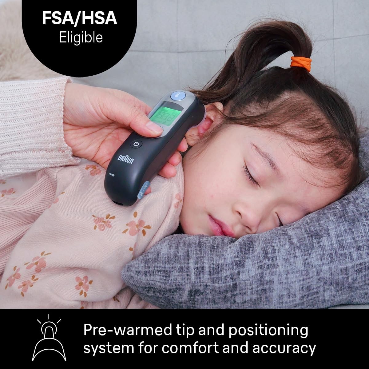 Braun ThermoScan 7 Digital Ear Thermometer for Adults, Babies & Infants