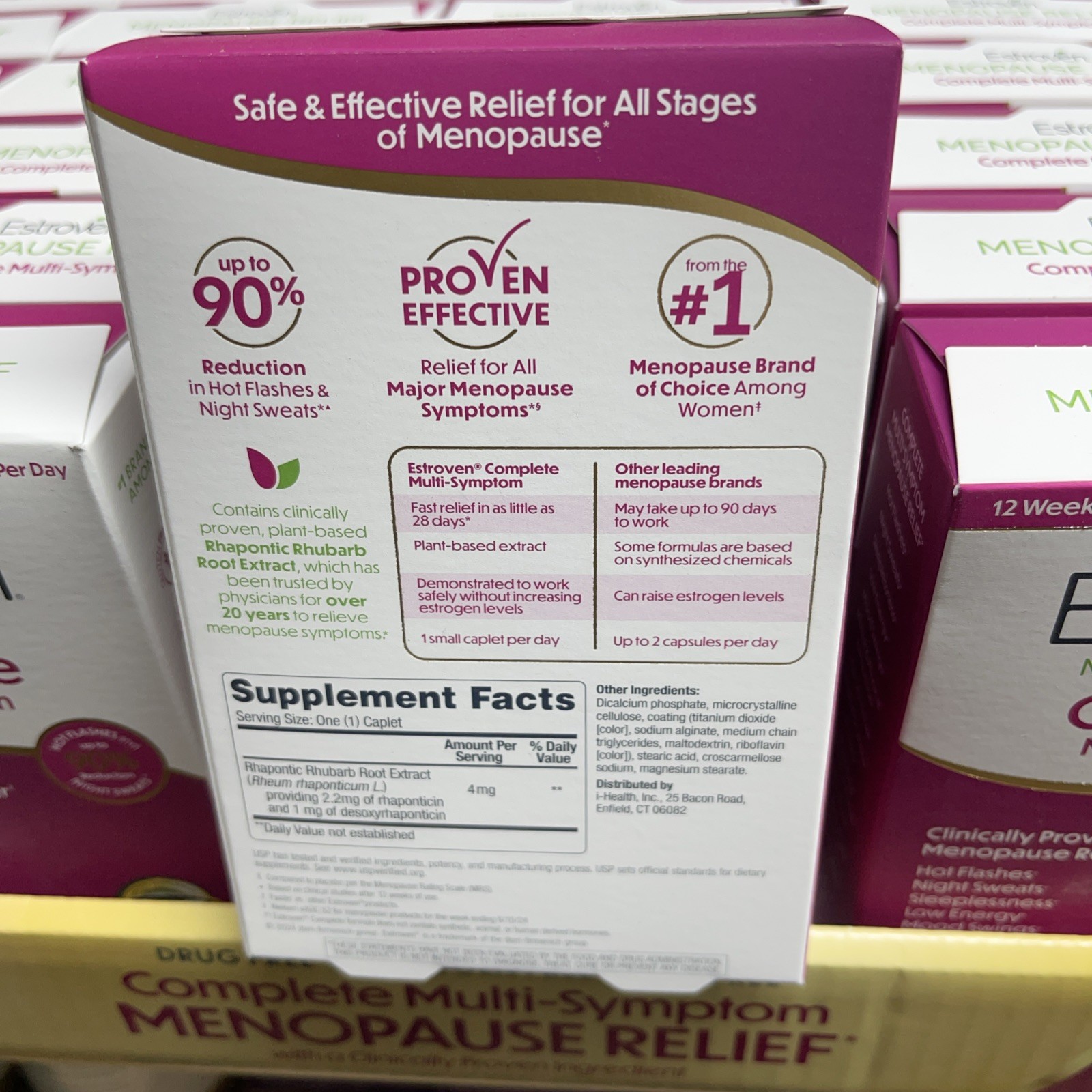 Estroven Complete Multi-Symptom Menopause Relief, 84 Caplets EXP 07/27