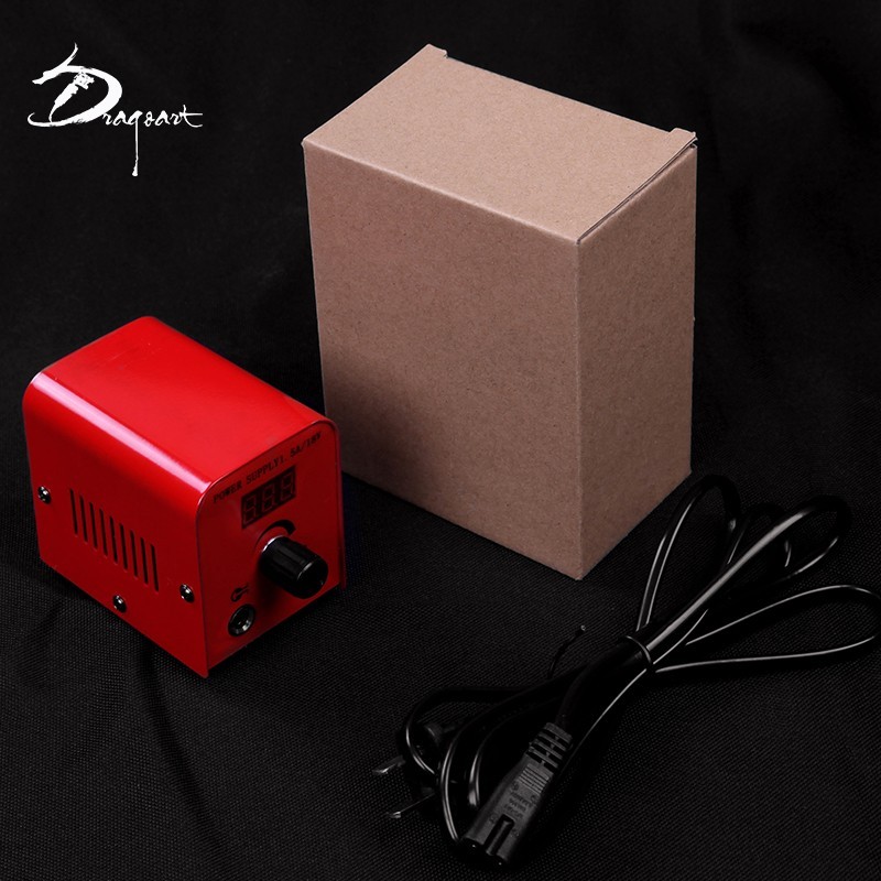Mini Tattoo Digital Power Supply w/Padel and Clip cord