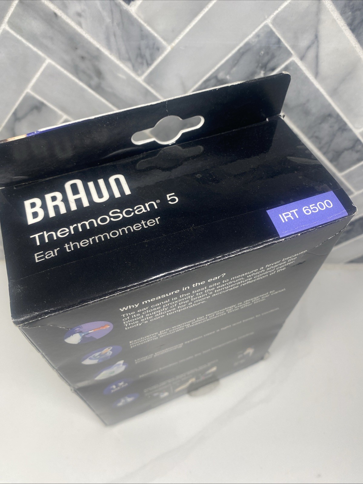 Braun ThermoScan 5 with ExactTemp Ear Thermometer – White