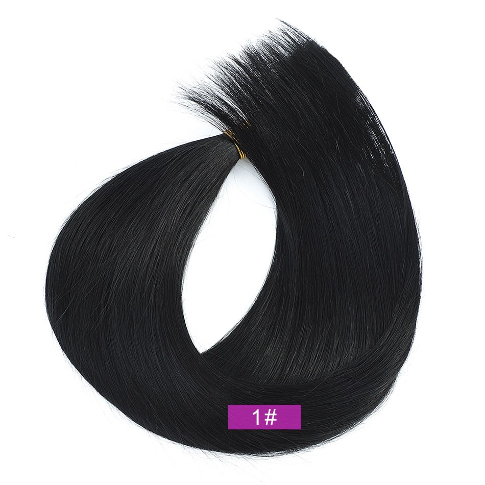 18″22″ Curly Wavy invisible Russian Hole Weft 100% Human Hair Extensions 100g