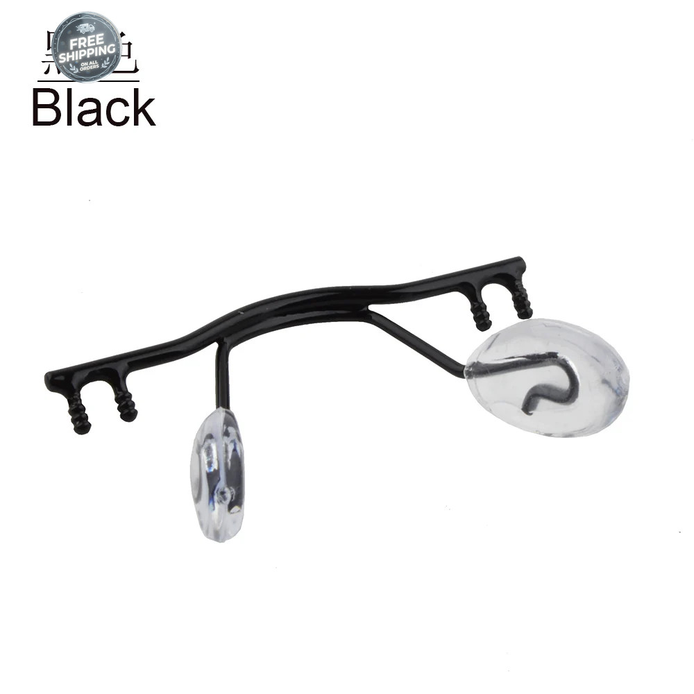 1pcs Eyeglasses Stainless Steel Bridges Replacement Part Rimless Nose Frame Top