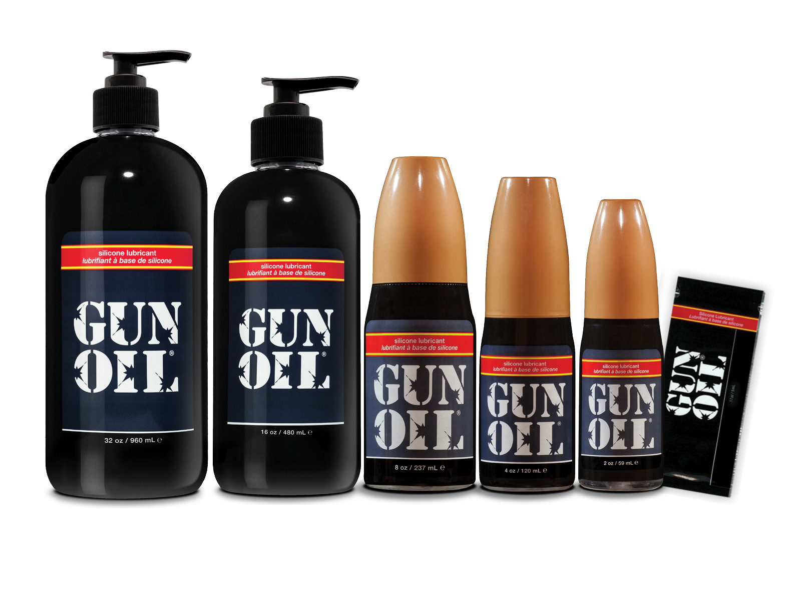 Authentic GUN OIL Silicone-Based Personal Lubricant Premium Glide Sex Lube ®