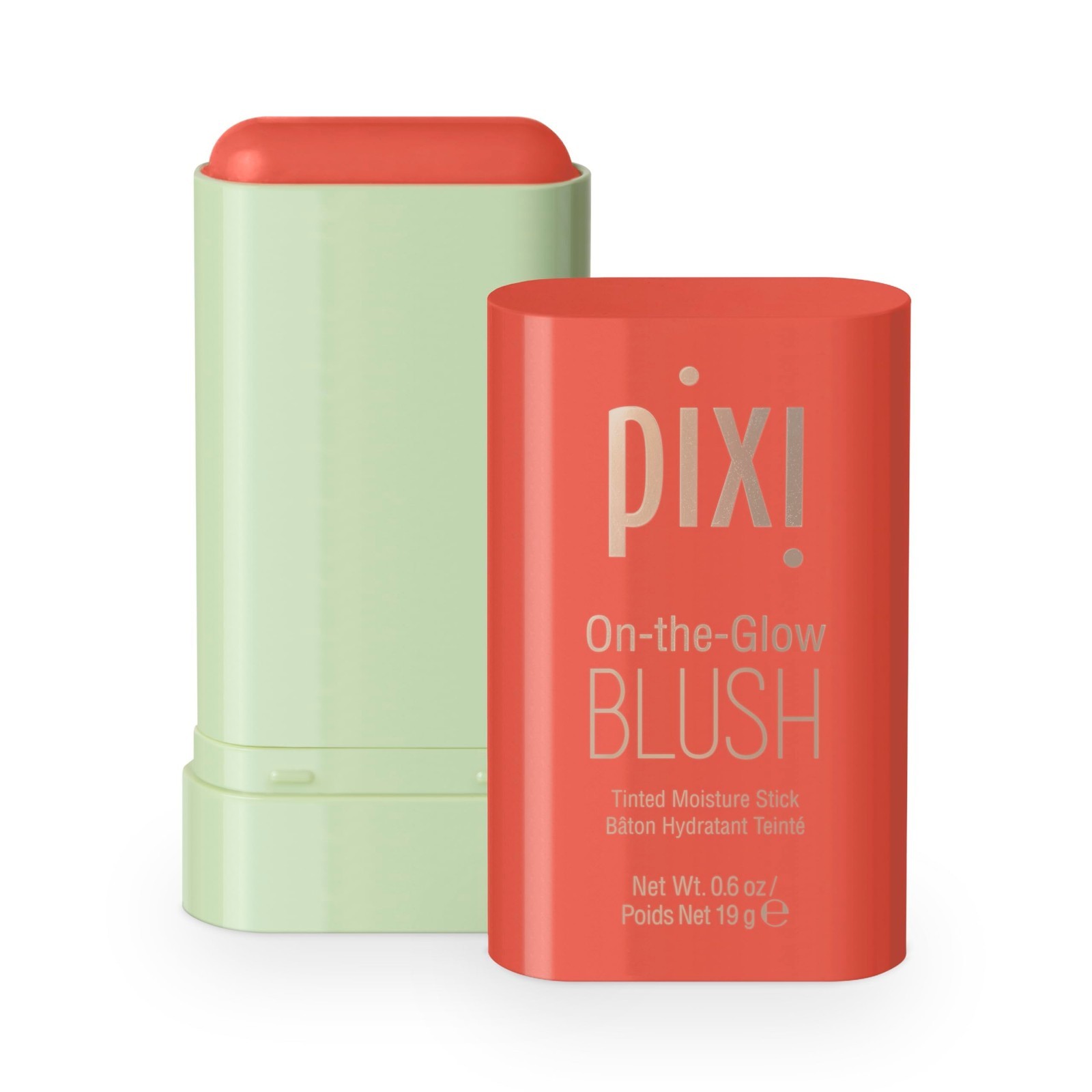 Hydrating Tinted Blush Stick for Cheeks & Lips – Juicy Color, Ginseng & Aloe, 19