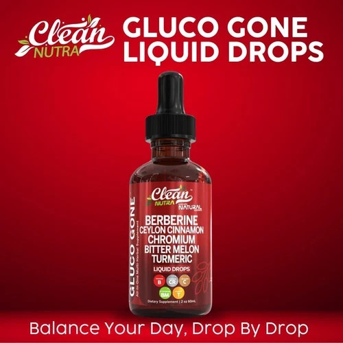 Clean Nutra Organic Ceylon Cinnamon Berberine Liquid Drops Supplement