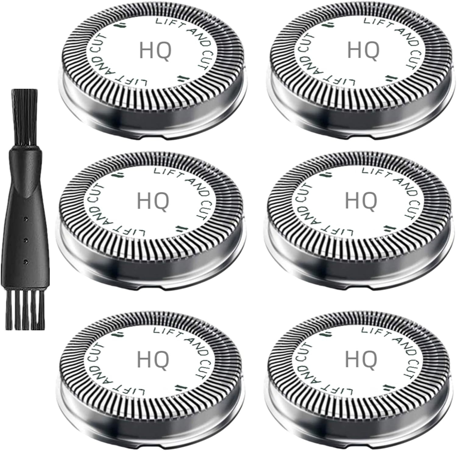 6 Pcs HQ56 Replacement Shaver Heads for HQ3 HQ4 HQ55 HQ56 HQ6,Replacement Shaver