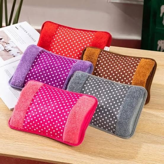 Electric Hot Water Bag Soft Winter Hand Warmer Reusable Hot Water Bottle EU Plug