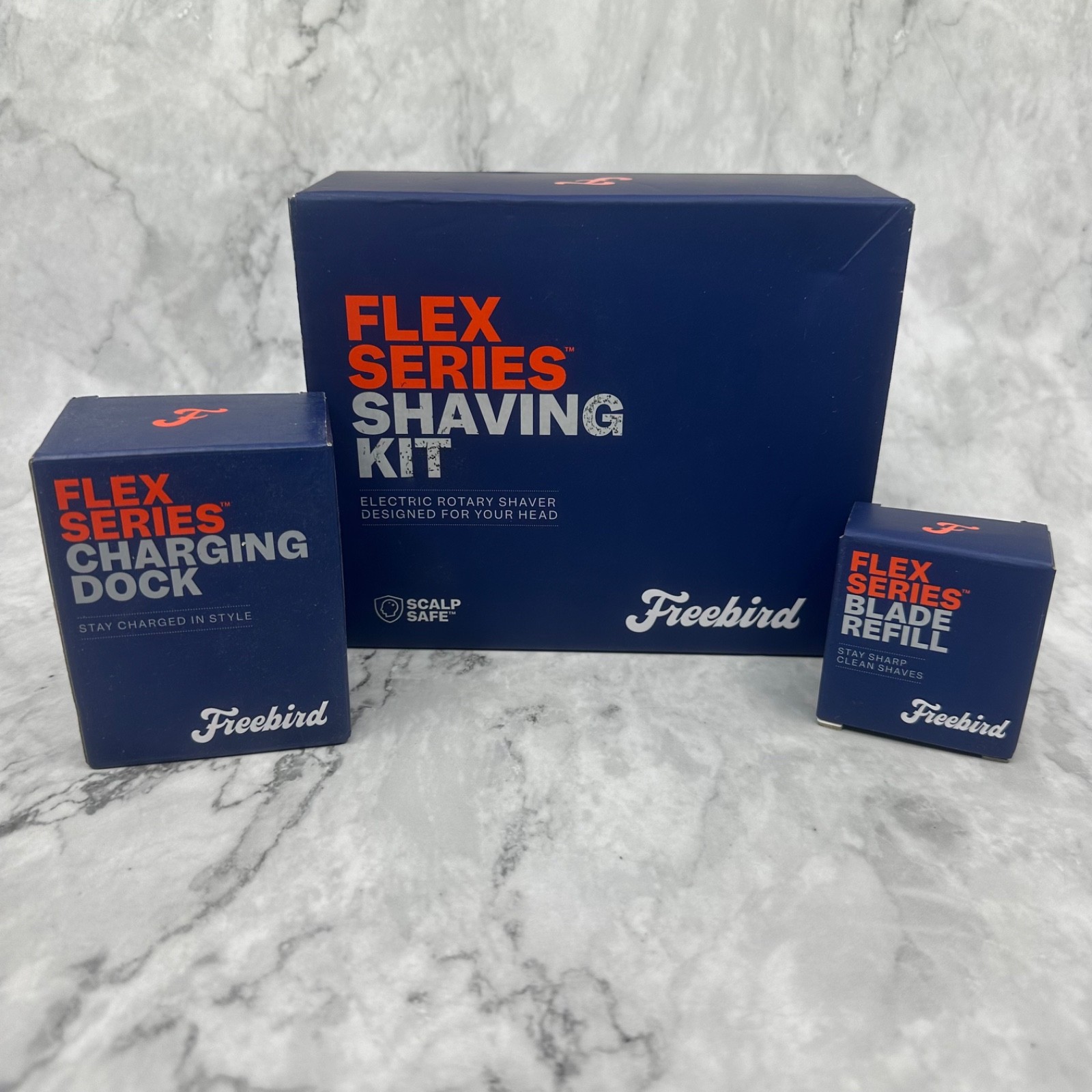 Freebird Flex Series Shaving Kit Bundle – Electric Head Shaver with Off Open Box