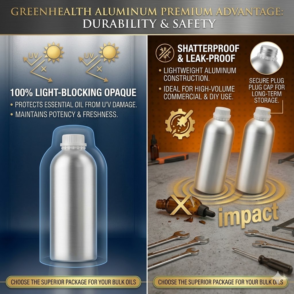 32 fl oz Eucalyptus Globulus Essential Oil Pure & Natural in Aluminum Bottle