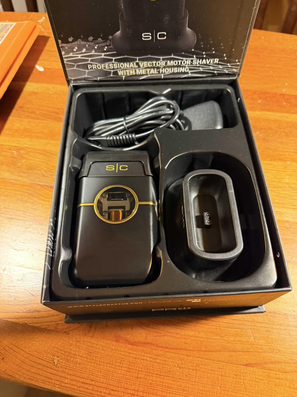 StyleCraft Instinct Metal Edition Double Foil Shaver Black | SC807B
