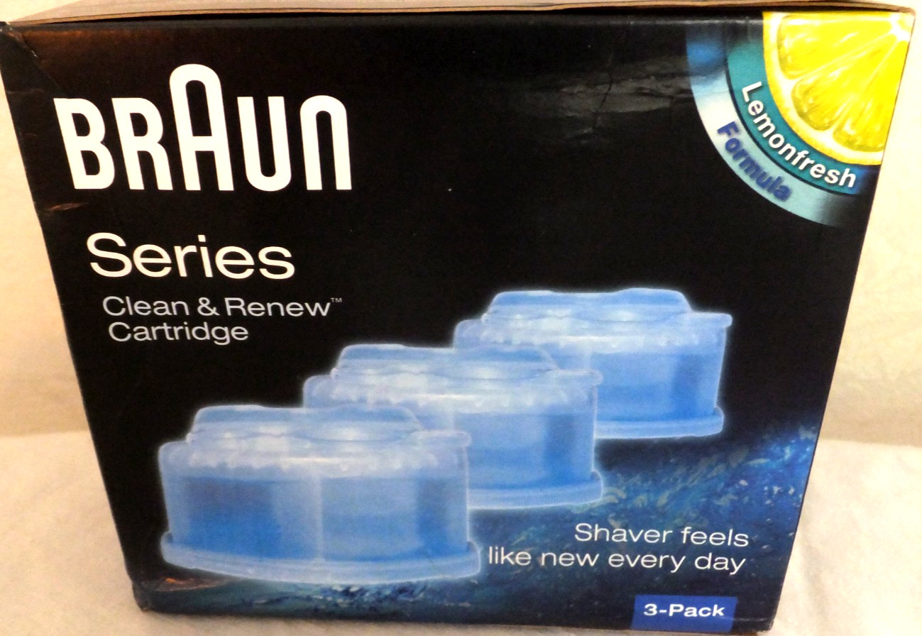 Braun Clean & Renew System Cartridges Refills CCR3 Series, 3 Pack FREE SHIPPING