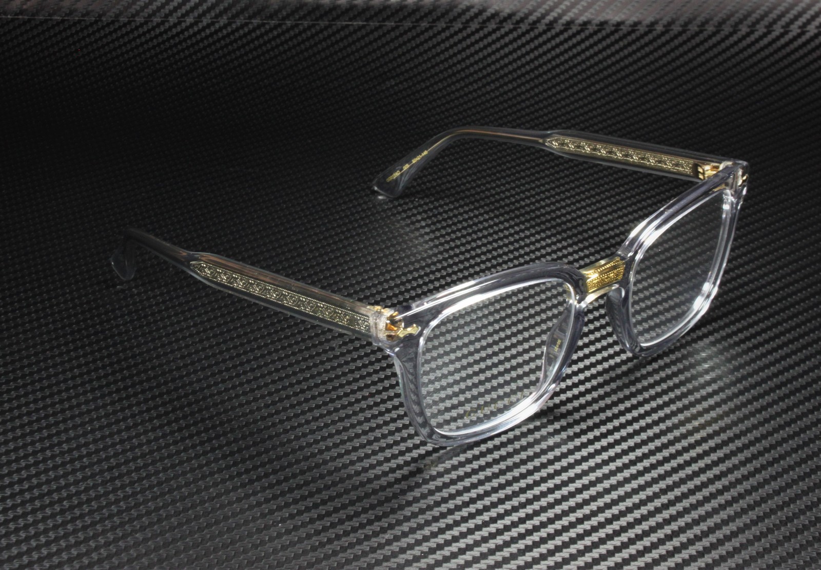 GUCCI GG0184O 005 Rectangular Square Grey Demo Lens 50 mm Unisex Eyeglasses