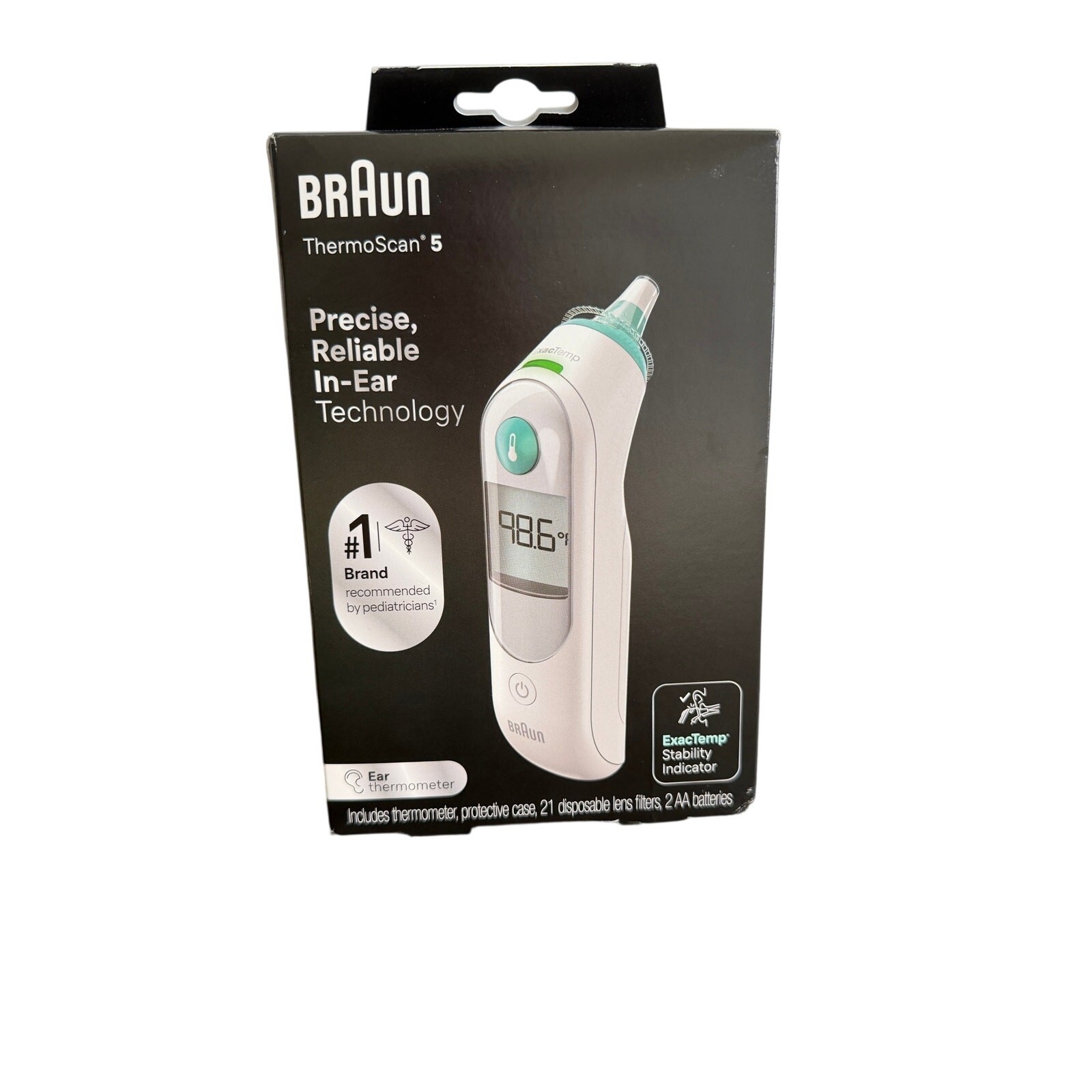 Braun ThermoScan 5 IRT6500 Ear Thermometer Infant Adult Digital Brand New
