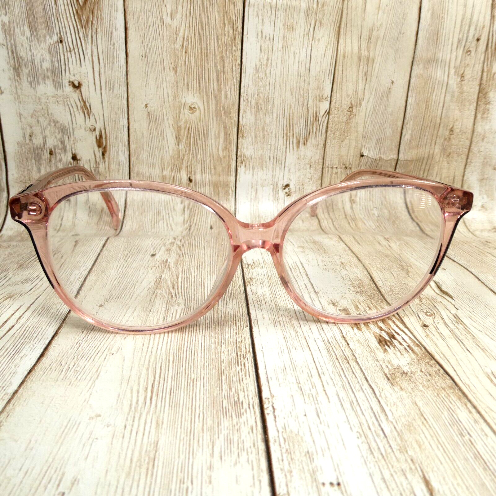 Zenni Pink Round Eyeglasses FRAMES ONLY w/Case – 662819 51-16-136