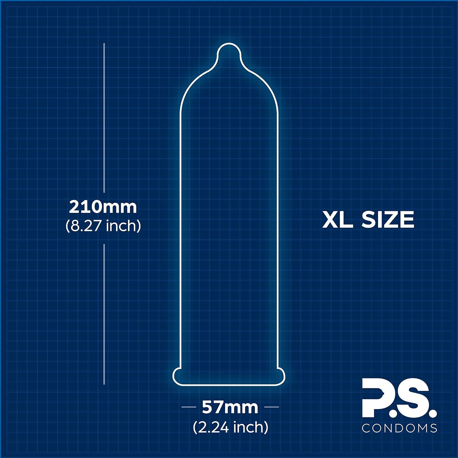 PS XL Extra Large Condoms 12 Pack Odorless Ultra Thin Latex Protection