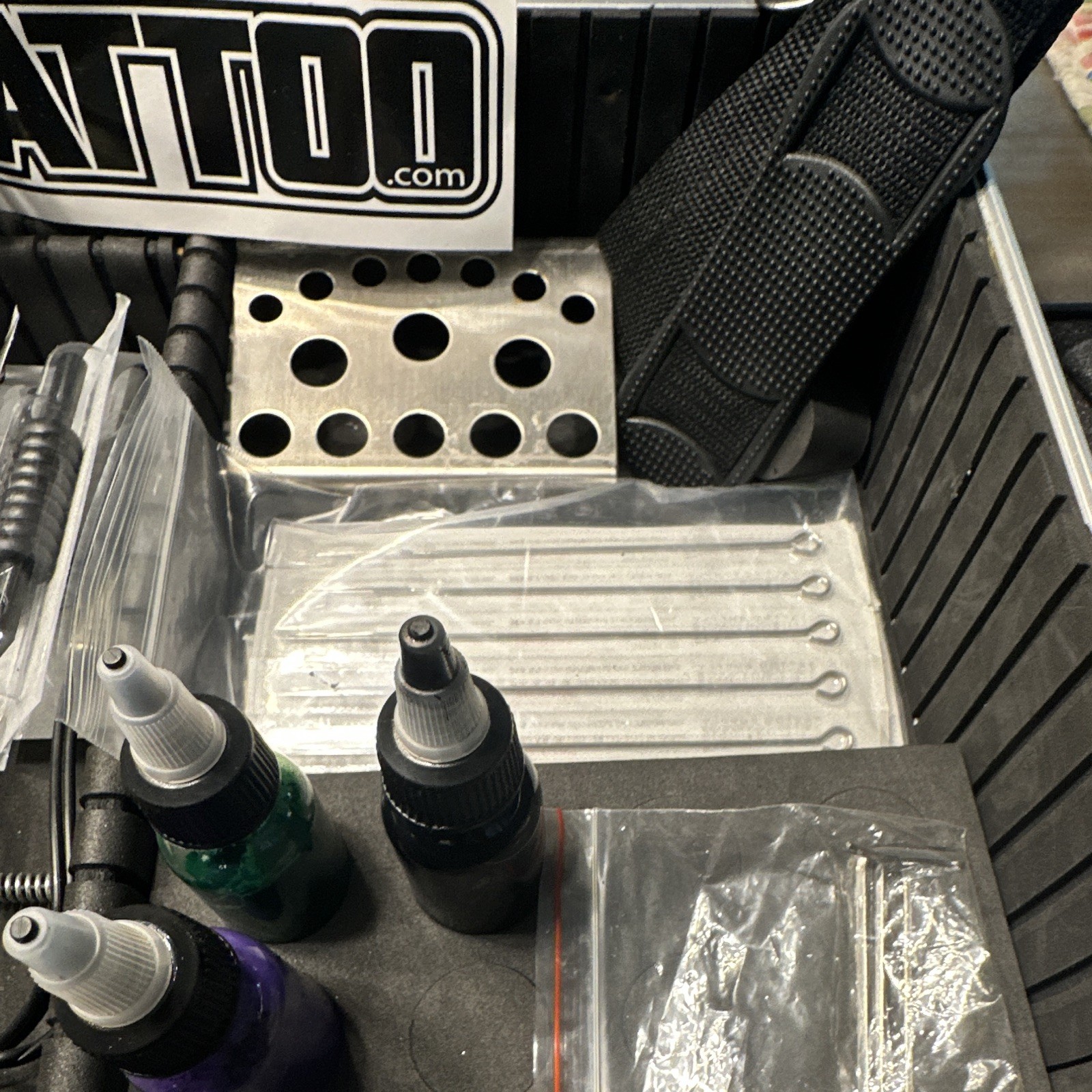 Element Tattoo Supply Adjustable Tattoo Kit w/ Case, Power Supply, Ink TPN-020