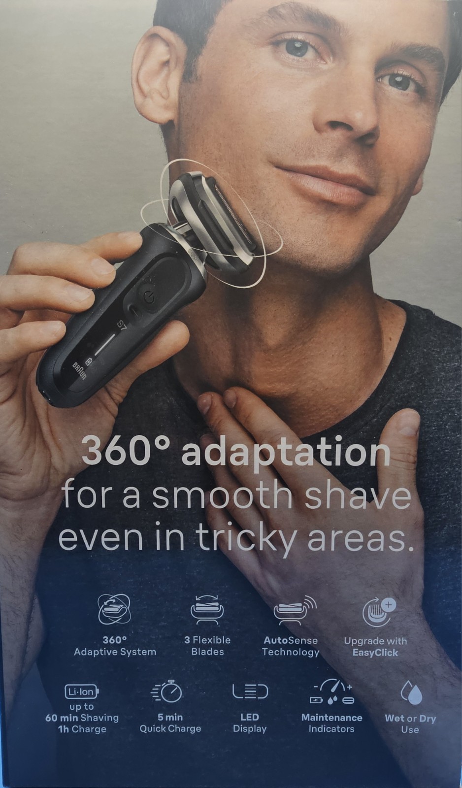 Braun Series 7 7189cc Electric Razor Shaver Kit for Men