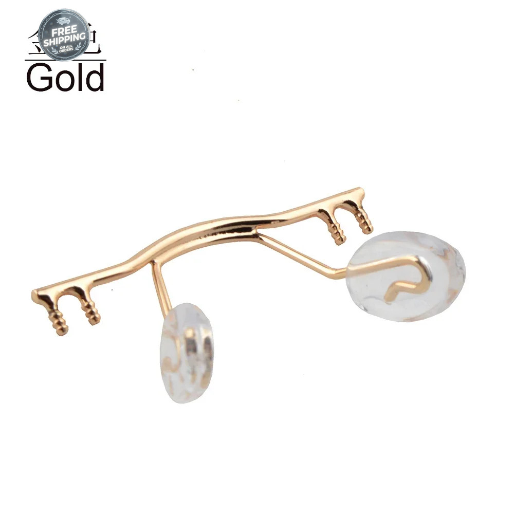 1pcs Eyeglasses Stainless Steel Bridges Replacement Part Rimless Nose Frame Top