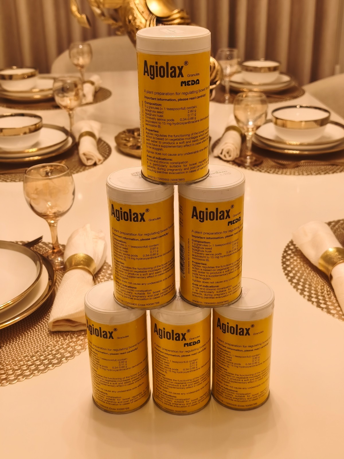 6 PACK AGIOLAX Madaus Granules 250g Made in Germany -Express ship EXP 12.2027 🥇