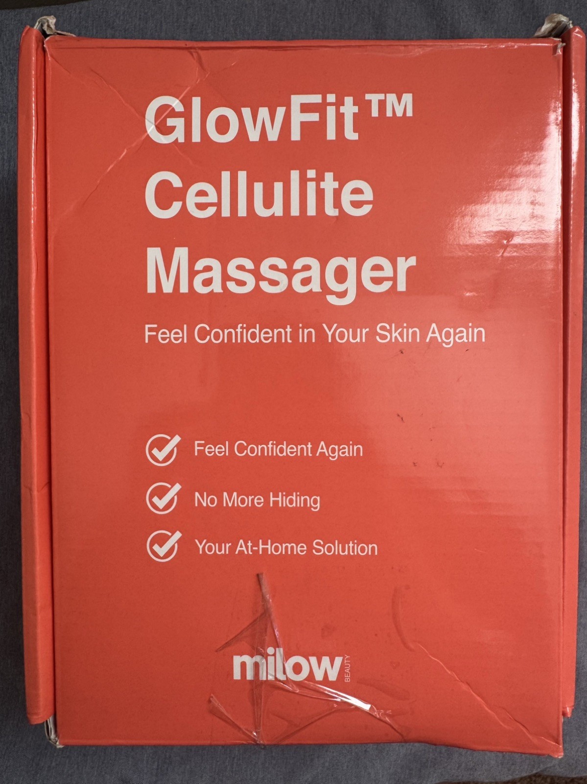 milow BEAUTY GlowFit Cellulite Massager Heated Vibrating Full Body USB 7 Heads