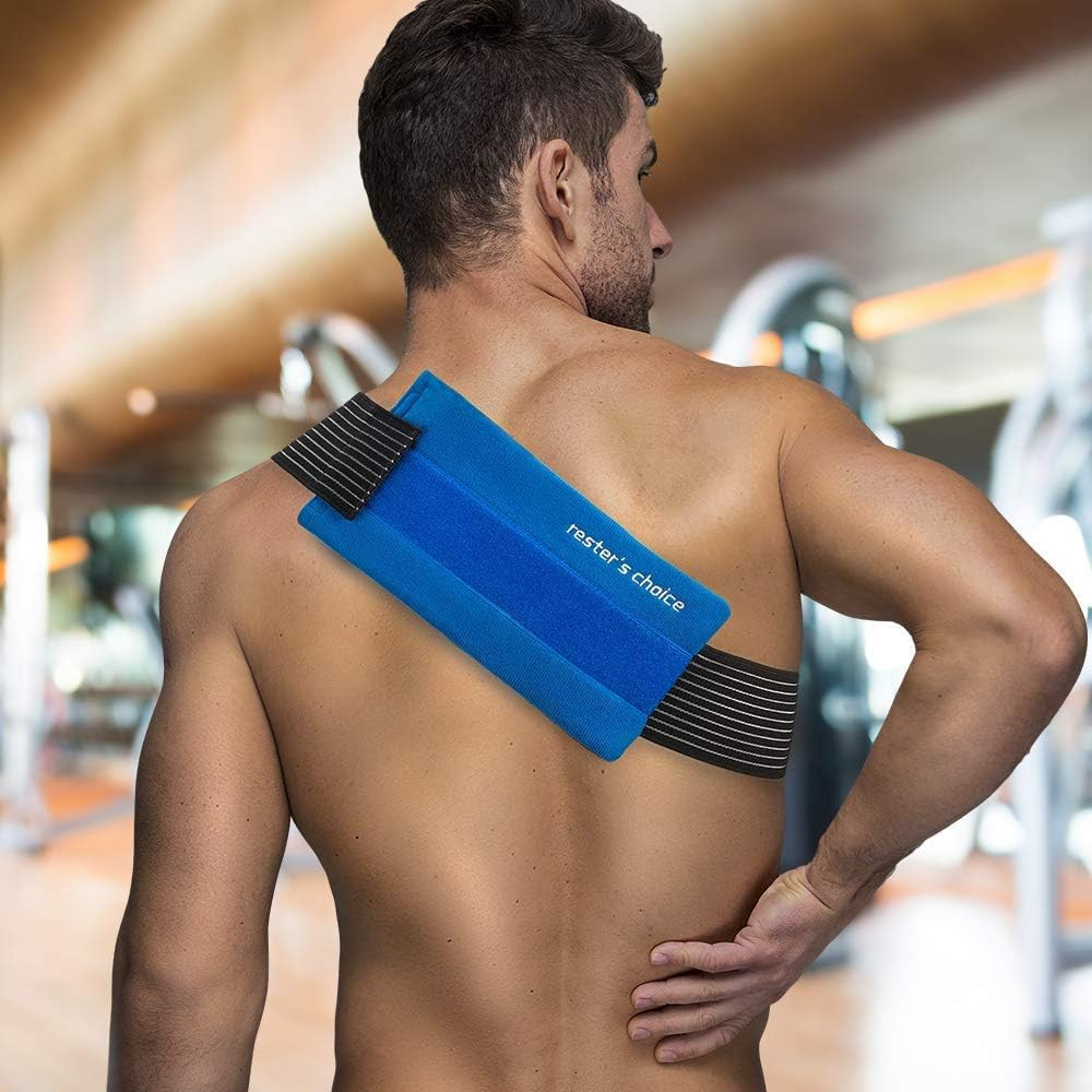 2 Soft Gel Ice Packs for Injuries Reusable with Extra Comfy Adjustable……