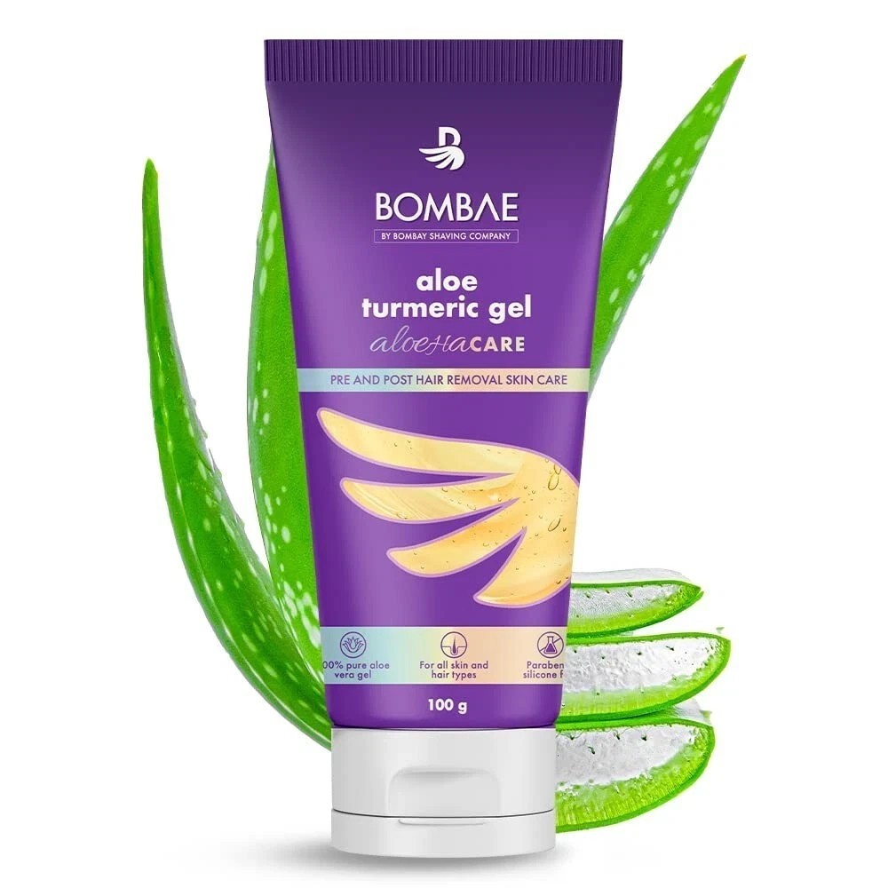 After Hair Removel Gel for face, skin & hair 100% pure aloe gel with brightening